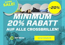 Super Sale: Minimum 20% Rabatt auf alle Crossbrillen