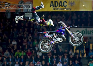 Top-Freestyler beim ADAC Supercross Stuttgart am Start