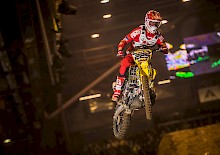 Suzuki Piloten auf dem Podium