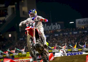 Roczen kehrt mit einem vierten Platz in Anaheim zum AMA Supercross zurück