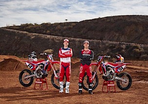 2019 Team Honda HRC mit Ken Roczen und Cole Seely