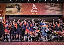 KTM FEIERT MIT TOBY PRICE DEN 18. DAKAR-SIEG IN FOLGE
