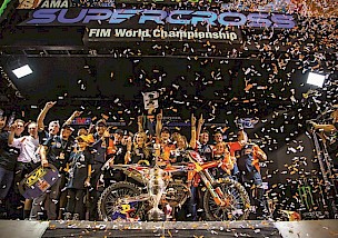 COOPER WEBB GEWINNT FÜR KTM DIE VIERTE AMA SUPERCROSS 450 SX MEISTERSCHAFT