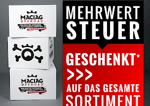 Maciag Offroad startet große Mehrwertsteuer Aktion!!