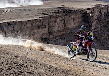 Ricky Brabec bleibt das Kommando bei der Dakar. Barreda, Dritter in der neunten Etappe