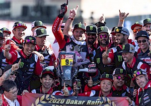 Historischer Sieg für Ricky Brabec und Honda bei der Dakar 2020.