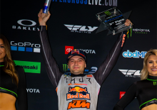 Cooper Webb, von Red Bull KTM Factory Racing belegte am gestrigen Abend in Florida beim Supercross, den starken 2 Platz.