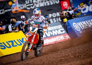 Cooper Webb sichert sich erneut einen Podiumsplatz in Salt Lake City in Utah.