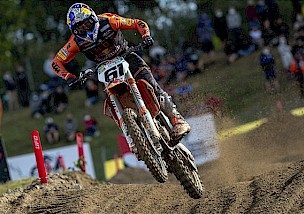 Jorge Prado in Mantova auf dem Podium.