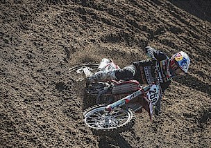 Glenn Coldenhoff hat beim MXGP of Europe den dritten Platz belegt.