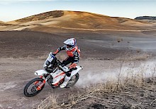 Daniel Sanders von KTM Factory Racing hat die vierte und letzte Etappe der Andalusien-Rallye 2020 gewonnen.