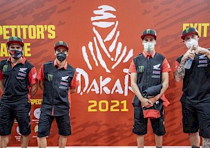 Das Monster Energy Honda Team ist bereit für die Dakar 2021.