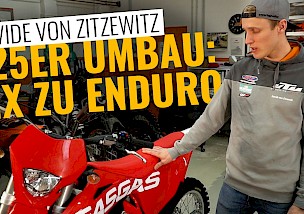 GASGAS 125er Umbau - aus Motocross wird Sportenduro