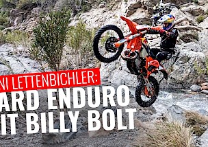 Lettenbichler und Bolt beim gemeinsamen Hard Enduro Training.