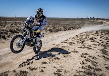 DRITTER PLATZ FÜR SKYLER HOWES AUF DER ERSTEN ETAPPE DER RALLY KAZAKHSTAN