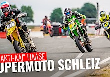 Kai Haase geht beim Supermoto an den Start