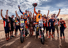 DANIEL SANDERS WIRD ZWEITER BEI DER RALLYE MAROKKO, EDGAR CANET GEWINNT DEN RALLY2-WELTCUP