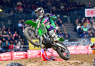 Zwei Podestplätze für das Team Kawasaki Motul Pfeil beim Supercross-Auftakt in Stuttgart