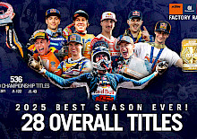 KTM: 2025 BEST SEASON EVER! 28 OVERALL-TITEL!