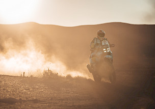 PODIUMSPLATZ FÜR GAUTIER PAULIN AUF DER 4. ETAPPE DES AFRICA ECO RACE