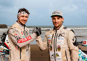 KLIM gratuliert Matteo Bottino und Luca Seppelle zu ihrer Leistung beim Africa Eco Race 2026