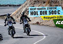 Kawasaki: 500 Euro Fernweh-Bonus für die neue KLE500!