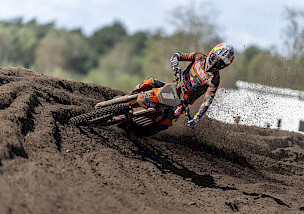 MXGP der Niederlande (Arnhem): Simon Längenfelder sichert nach starkem Start im zweiten Lauf Rang 6 in der Tageswertung