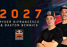 RED BULL KTM FACTORY RACING VERPFLICHTET RYDER DIFRANCESCO UND DAXTON BENNICK