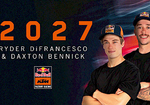 RED BULL KTM FACTORY RACING VERPFLICHTET RYDER DIFRANCESCO UND DAXTON BENNICK